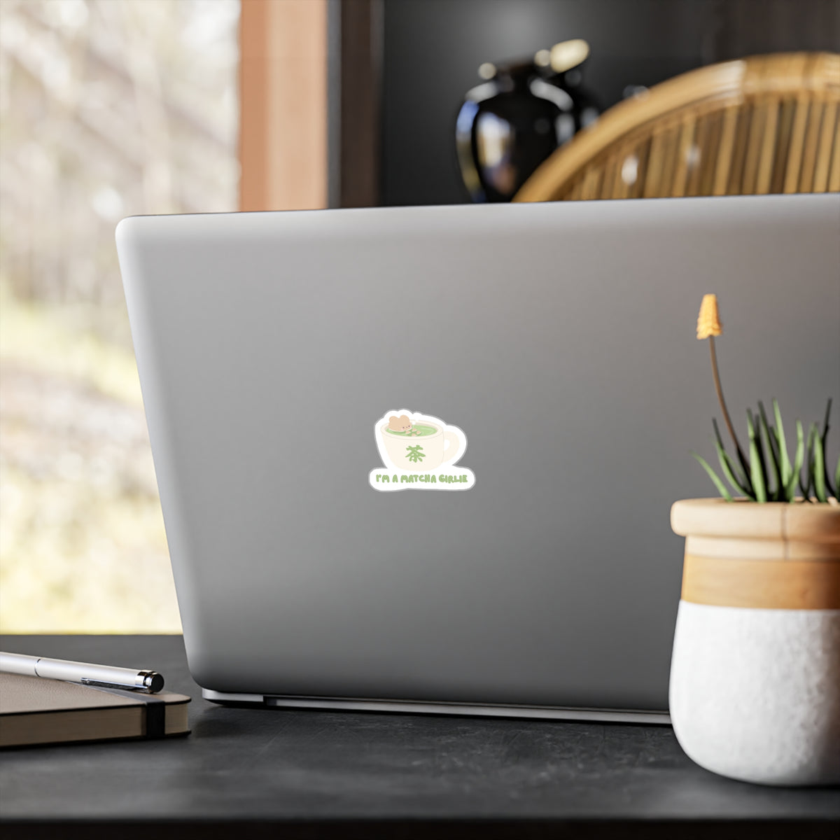 I'm a matcha girlie vinyl sticker