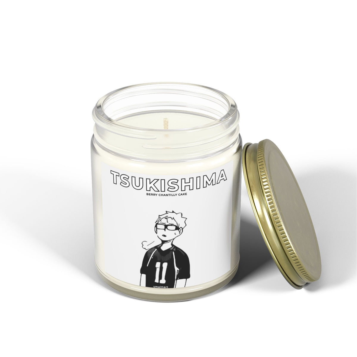 Tsukishima’s Berry Chantilly Candle (Coconut & Apricot Wax)