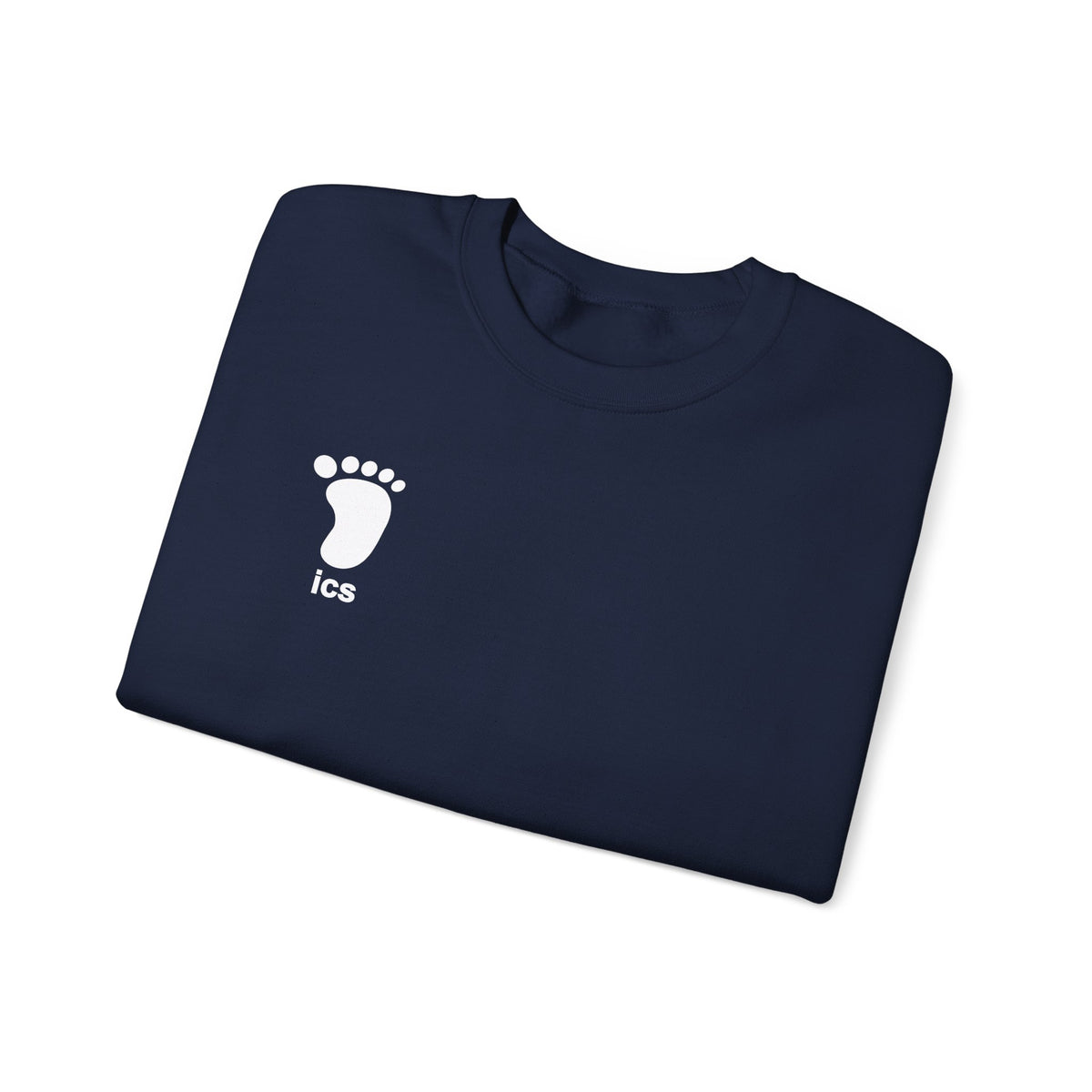 Foot ICS crewneck (white print)