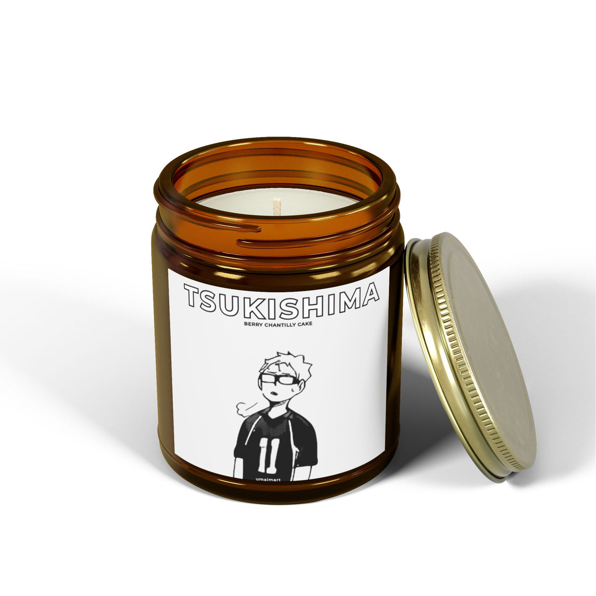 Tsukishima’s Berry Chantilly Candle (Coconut & Apricot Wax)