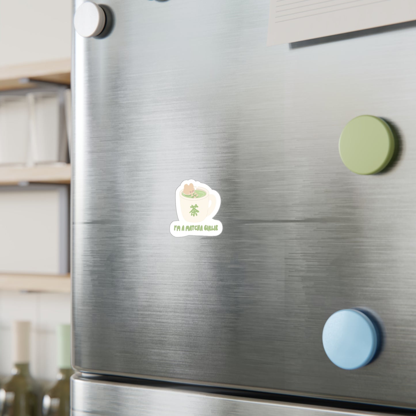 I'm a matcha girlie vinyl sticker