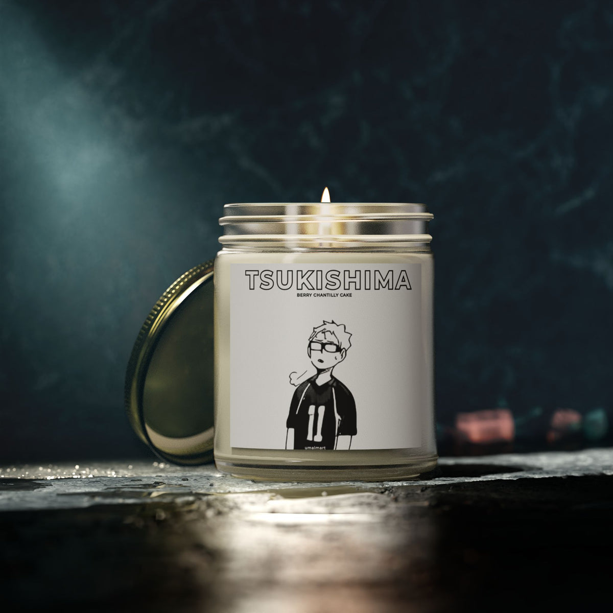 Tsukishima’s Berry Chantilly Candle (Coconut & Apricot Wax)