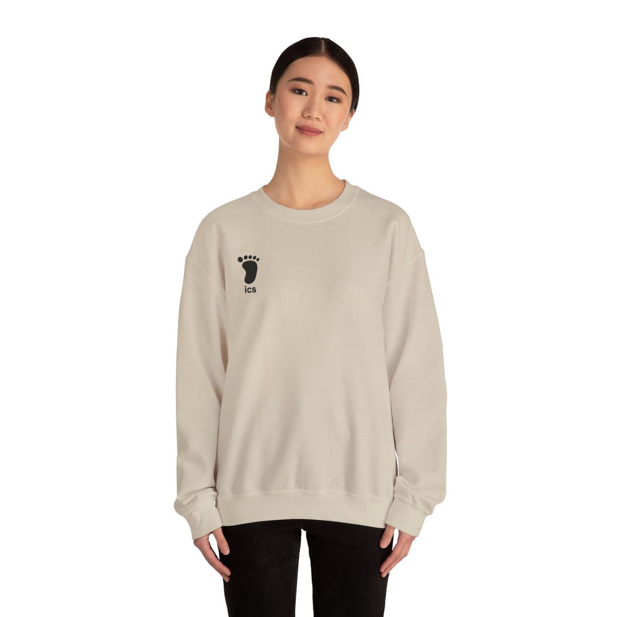 Foot ICS (Black Print) Crewneck