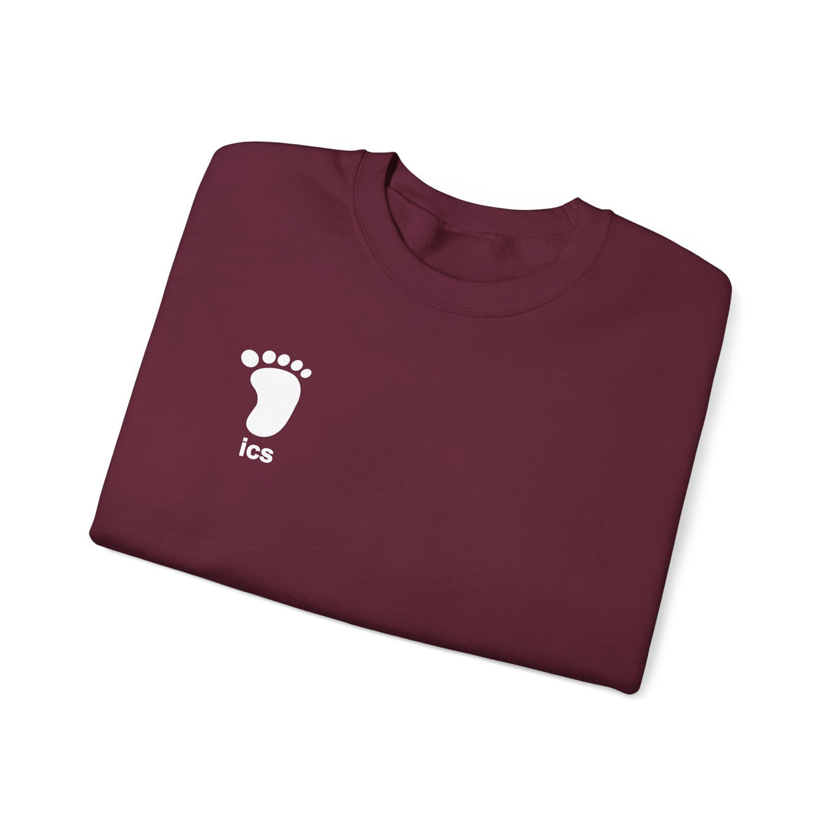Foot ICS crewneck (white print)