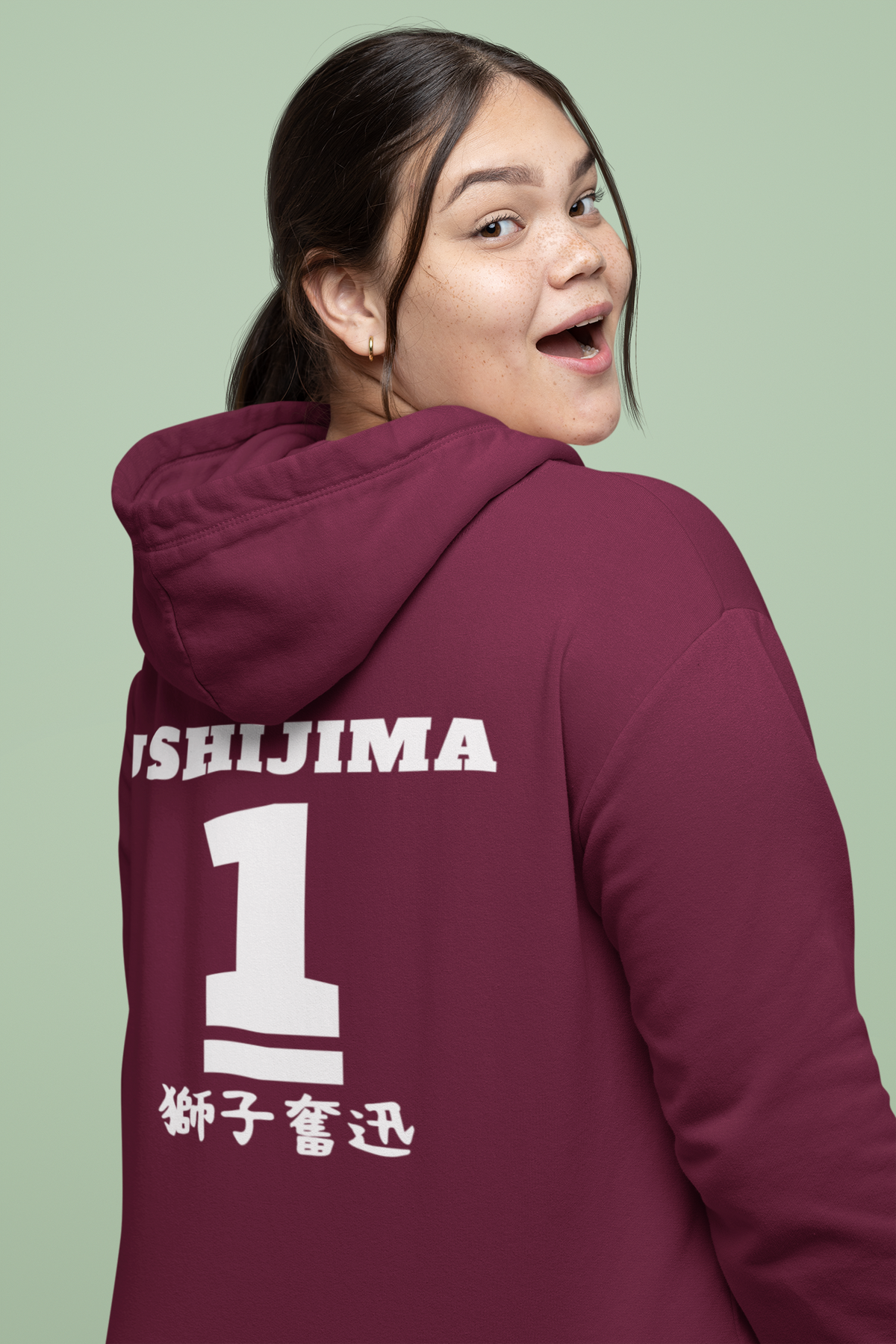 Shiratorizawa Volleyball Ushijima Boyfriend Hoodie