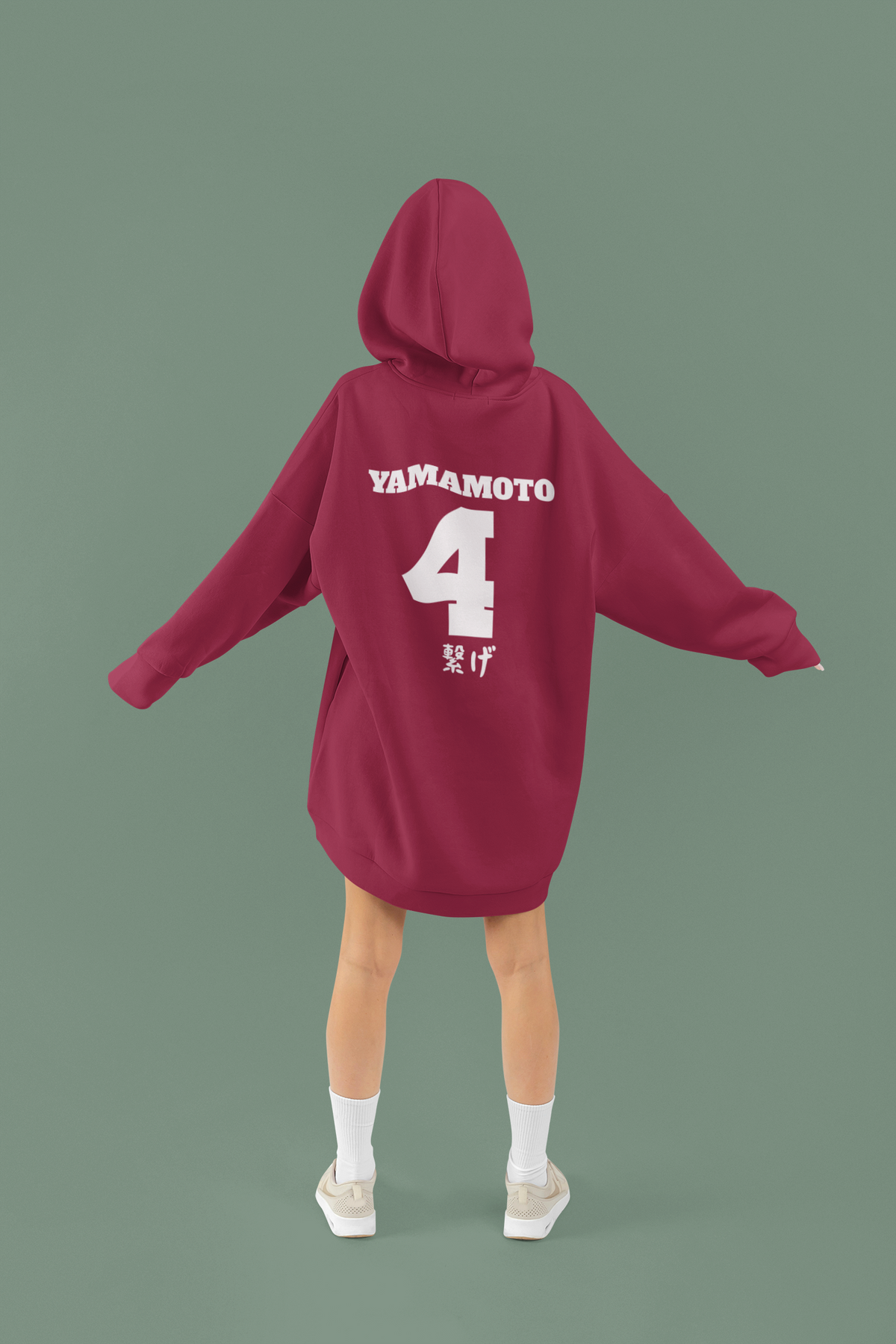 Nekoma Volleyball Yamamoto Boyfriend Hoodie
