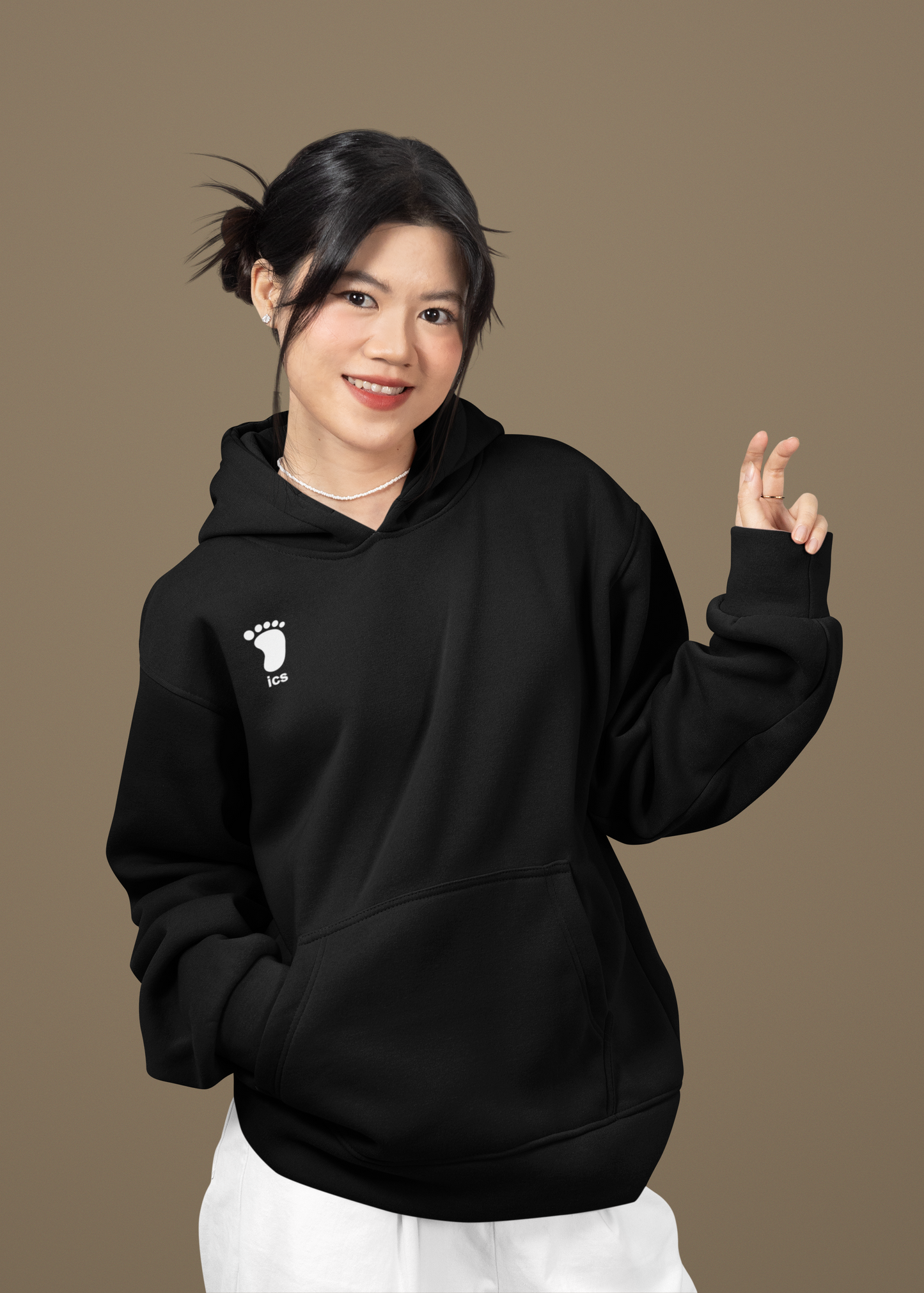 Foot ICS (white print) Hoodie