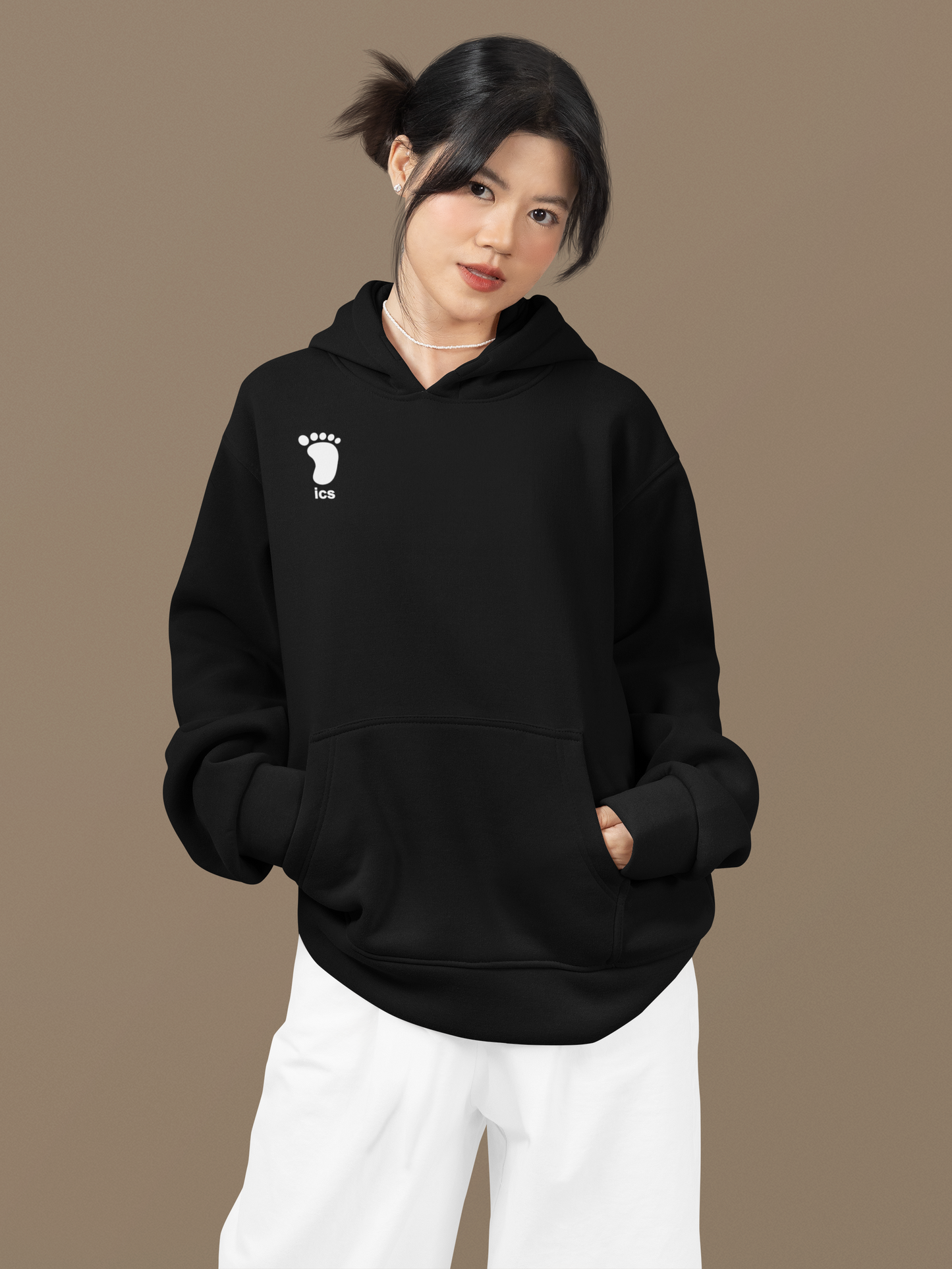 Foot ICS (white print) Hoodie