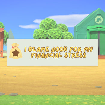 I BLAME NOOK FOR MY FINANCIAL STRESS (PEAR GREEN)