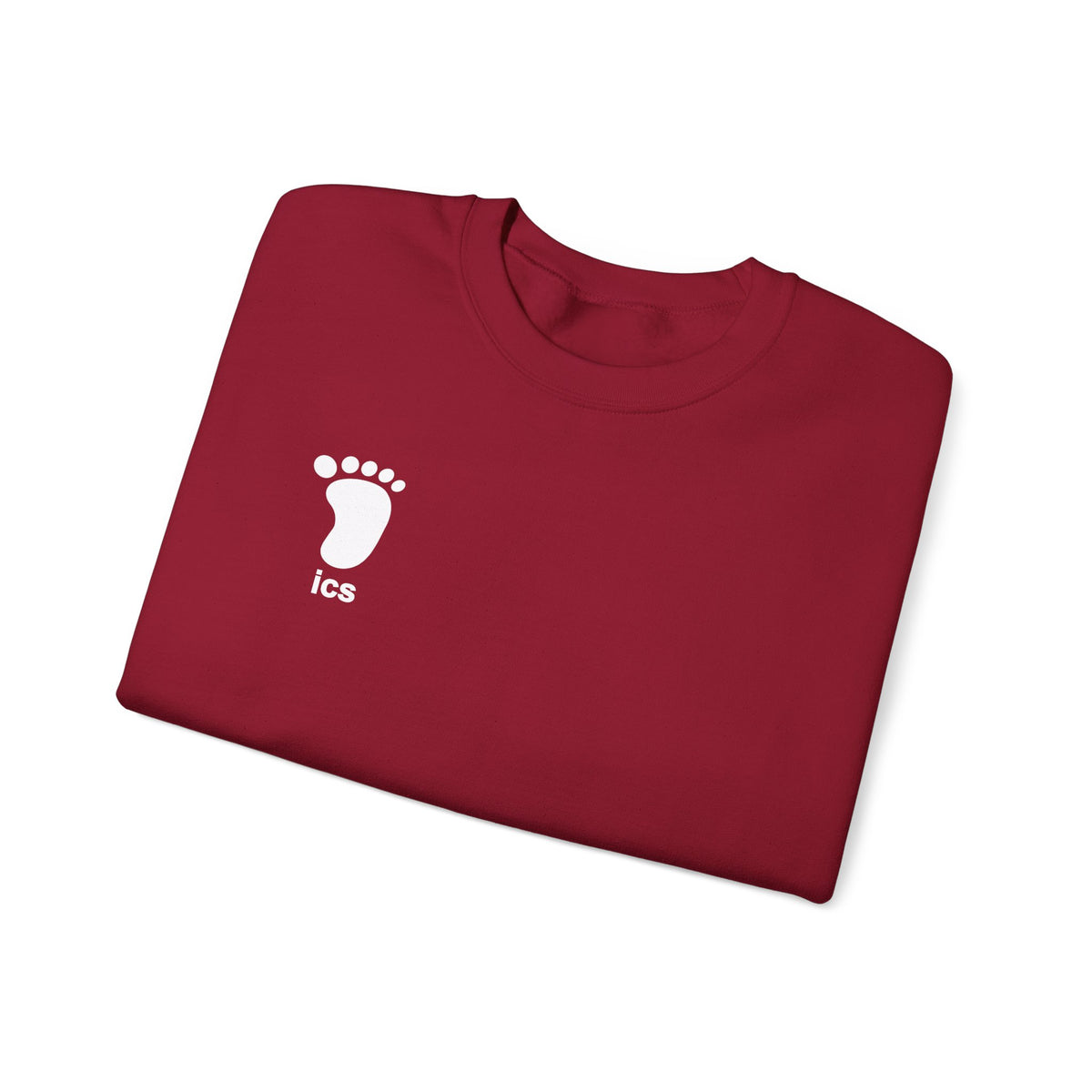 Foot ICS crewneck (white print)