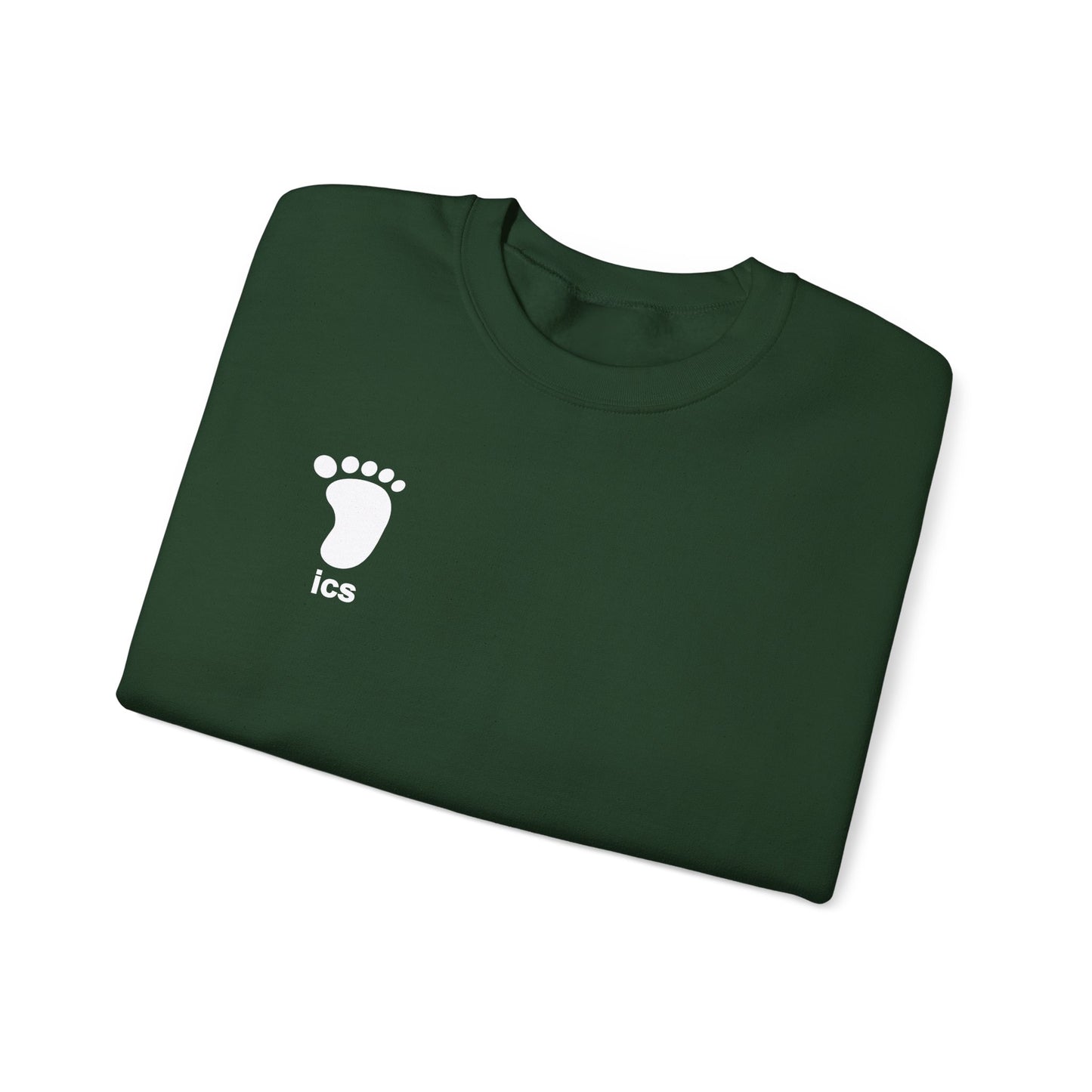 Foot ICS crewneck (white print)