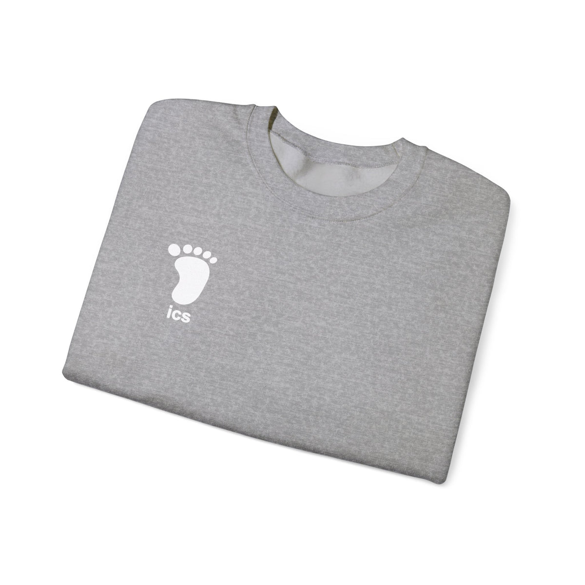 Foot ICS crewneck (white print)