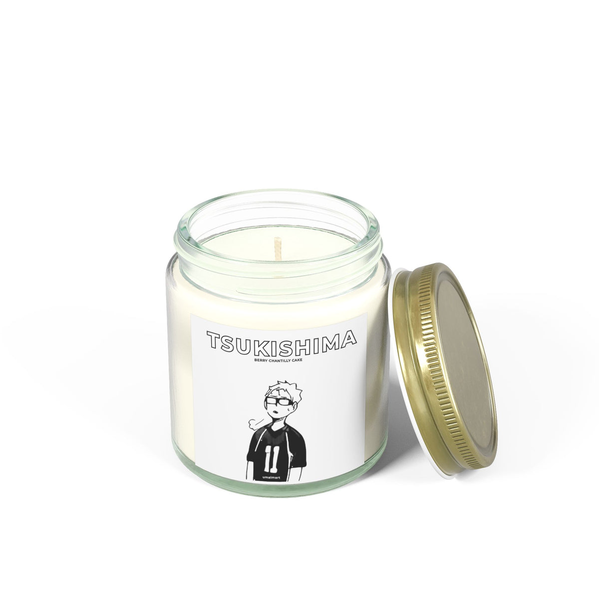 Tsukishima’s Berry Chantilly Candle (Coconut & Apricot Wax)