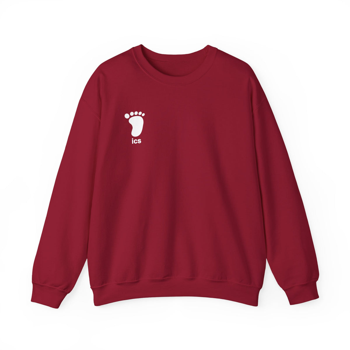 Foot ICS crewneck (white print)