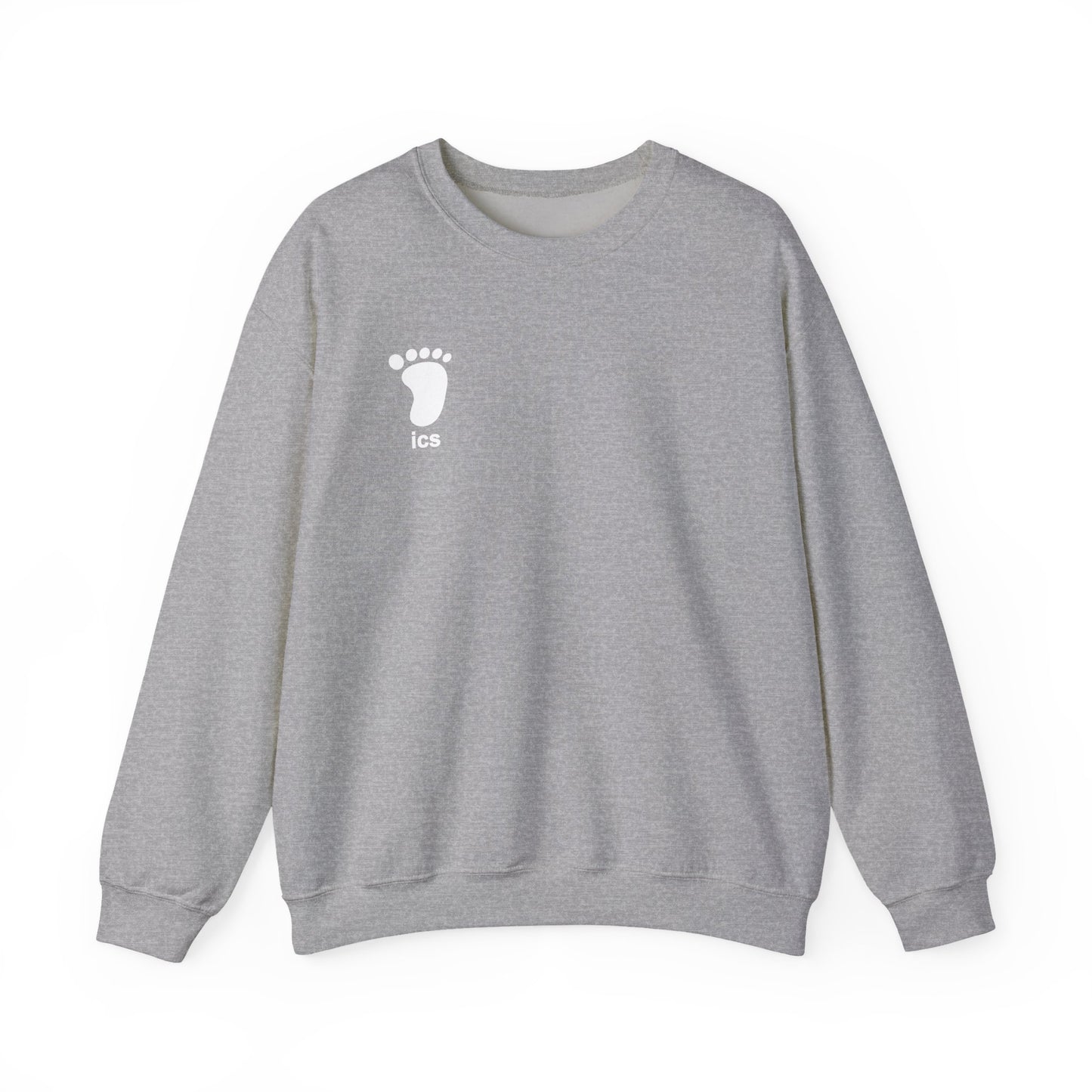 Foot ICS crewneck (white print)