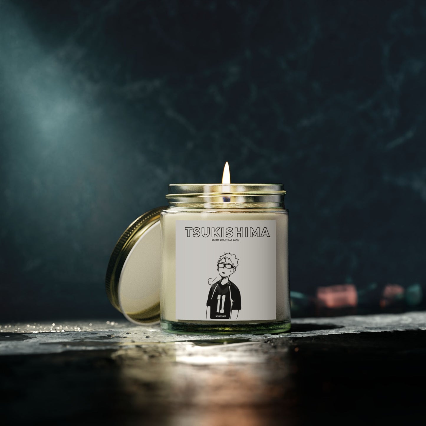 Tsukishima’s Berry Chantilly Candle (Coconut & Apricot Wax)