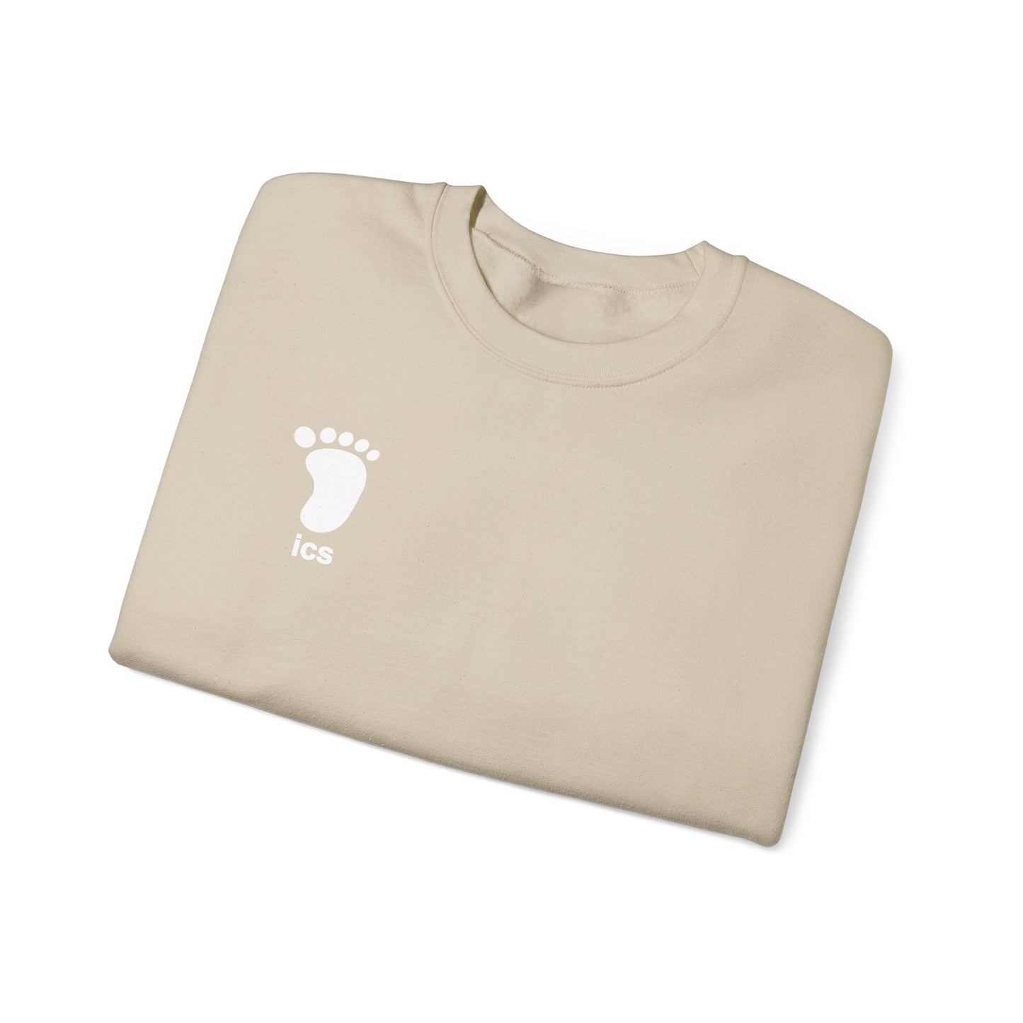 Foot ICS crewneck (white print)
