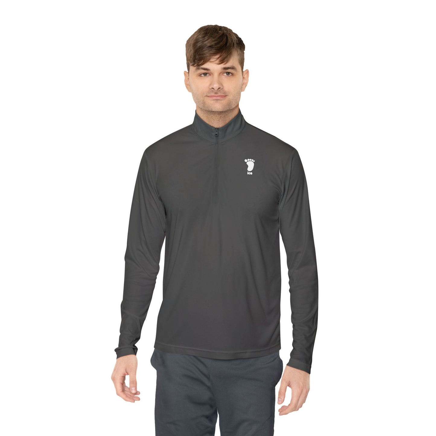 Foot ICS (white print) Quarter Zip