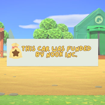 THIS CAR WAS FUNDED BY NOOK INC BUMPER MAGNET