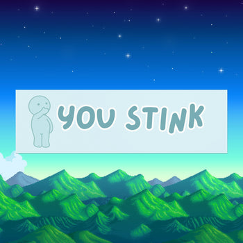 YOU STINK BUMPER MAGNET