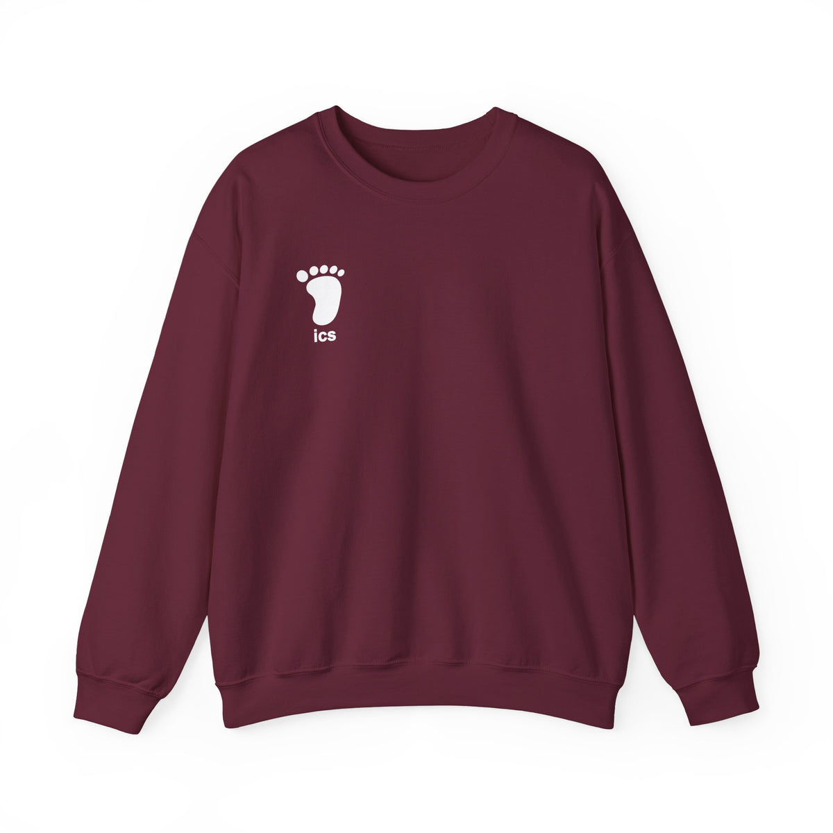 Foot ICS crewneck (white print)