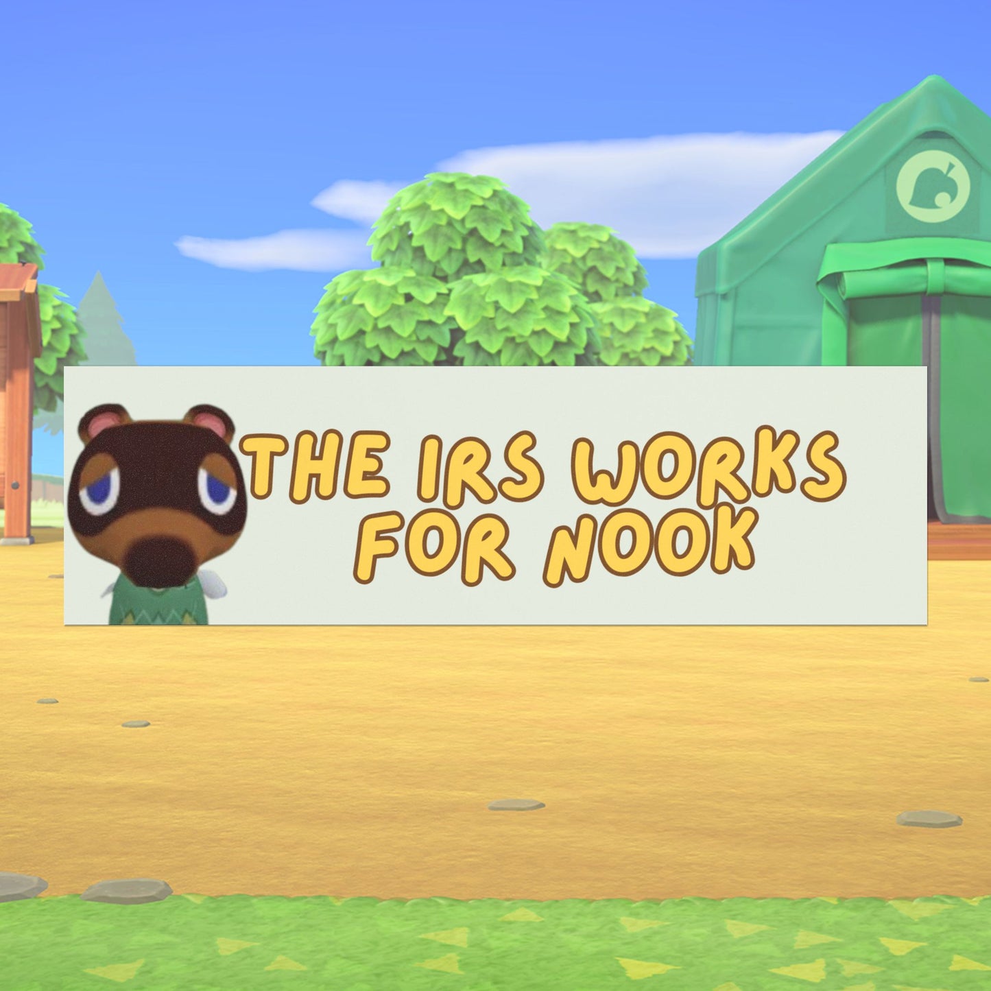 THE IRS WORKS FOR NOOK (PEAR GREEN)