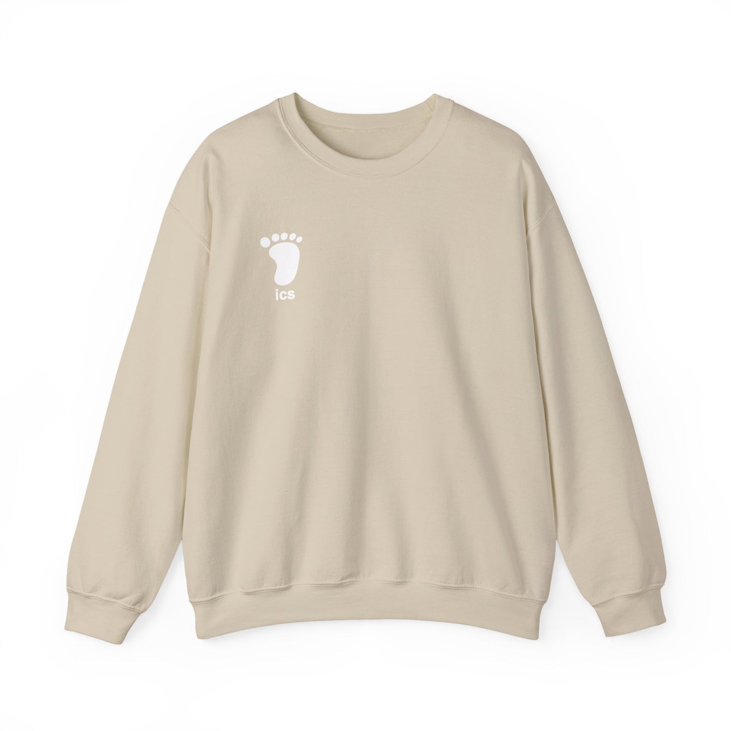 Foot ICS crewneck (white print)