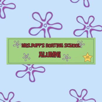 MRS.PUFF BOATING SCHOOL ALUMNI BUMPER MAGNET (KELP GREEN)