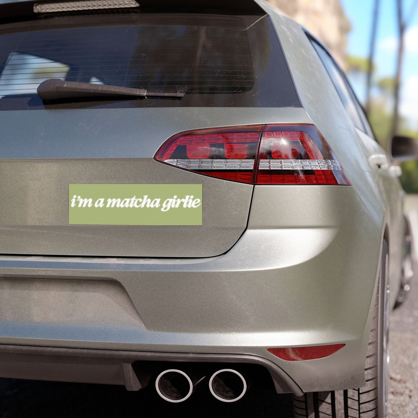 IM A MATCHA GIRLIE BUMPER MAGNET