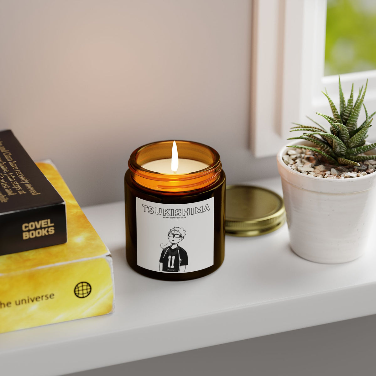 Tsukishima’s Berry Chantilly Candle (Coconut & Apricot Wax)