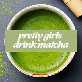 PRETTY GIRLS DRINK MATCHA BUMPER MAGNET