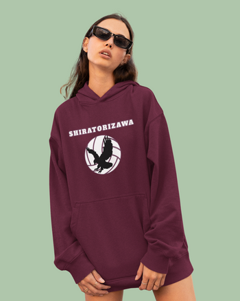 Shiratorizawa Volleyball Ushijima Boyfriend Hoodie