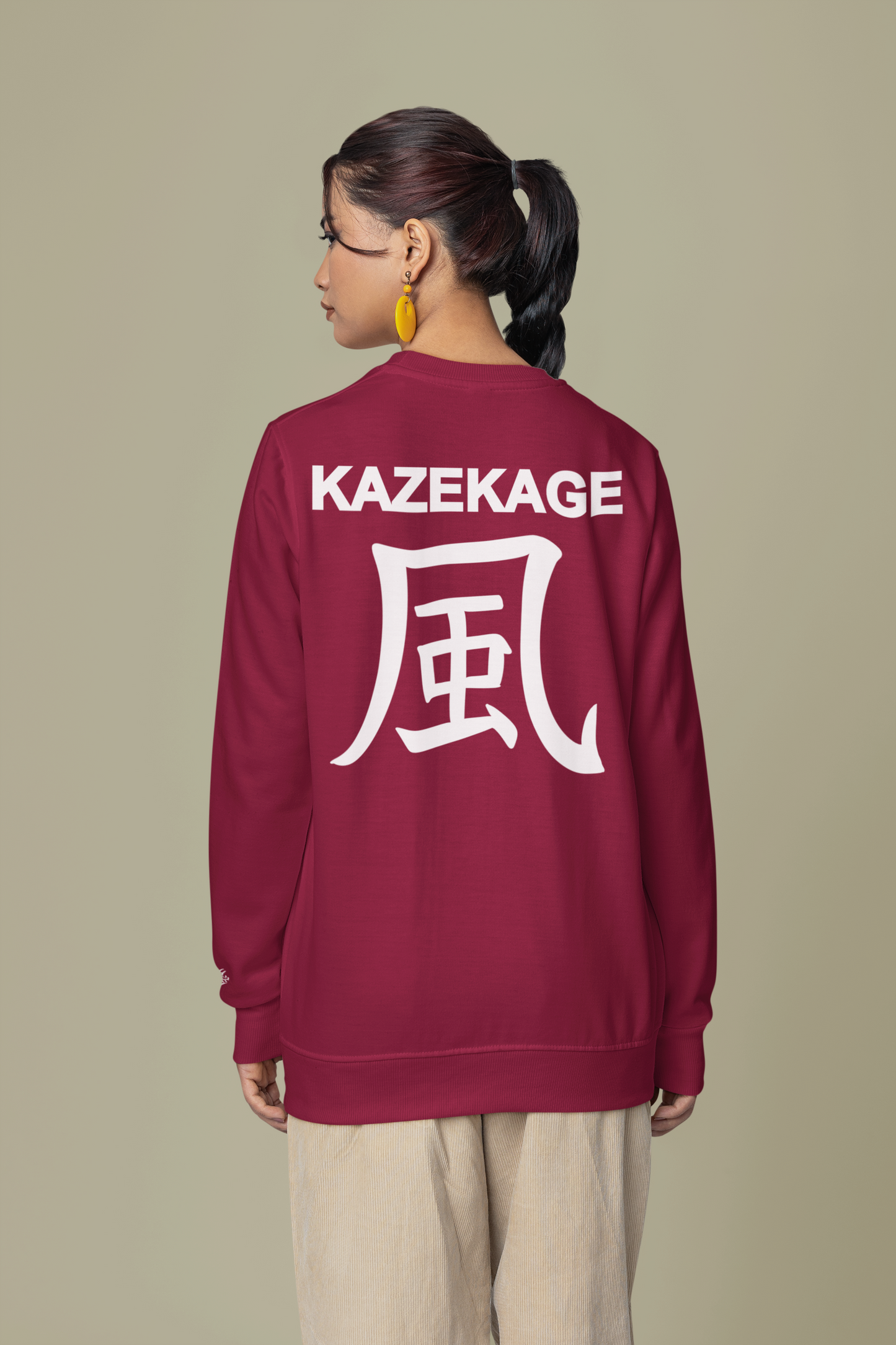 Kazekage Crewneck (Hidden Love Symbol on the sleeve)