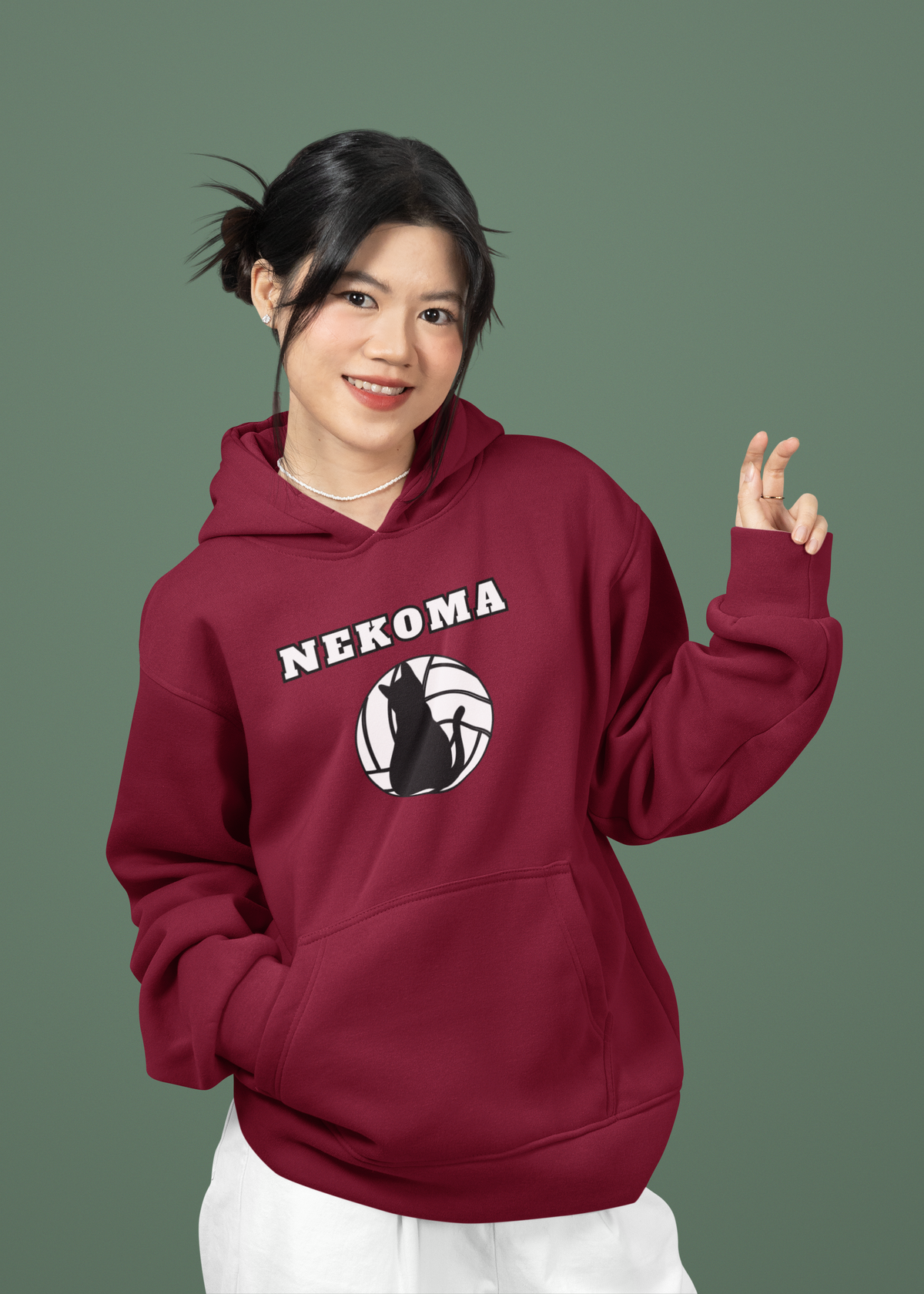 Nekoma Volleyball Kai Boyfriend Hoodie