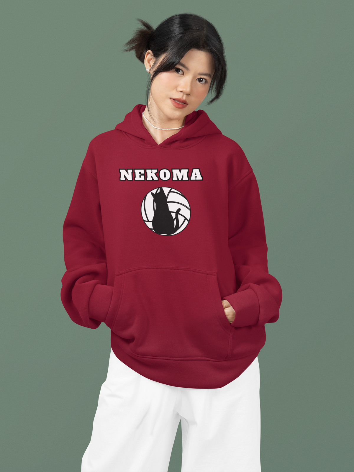Nekoma Volleyball Teshiro Boyfriend Hoodie