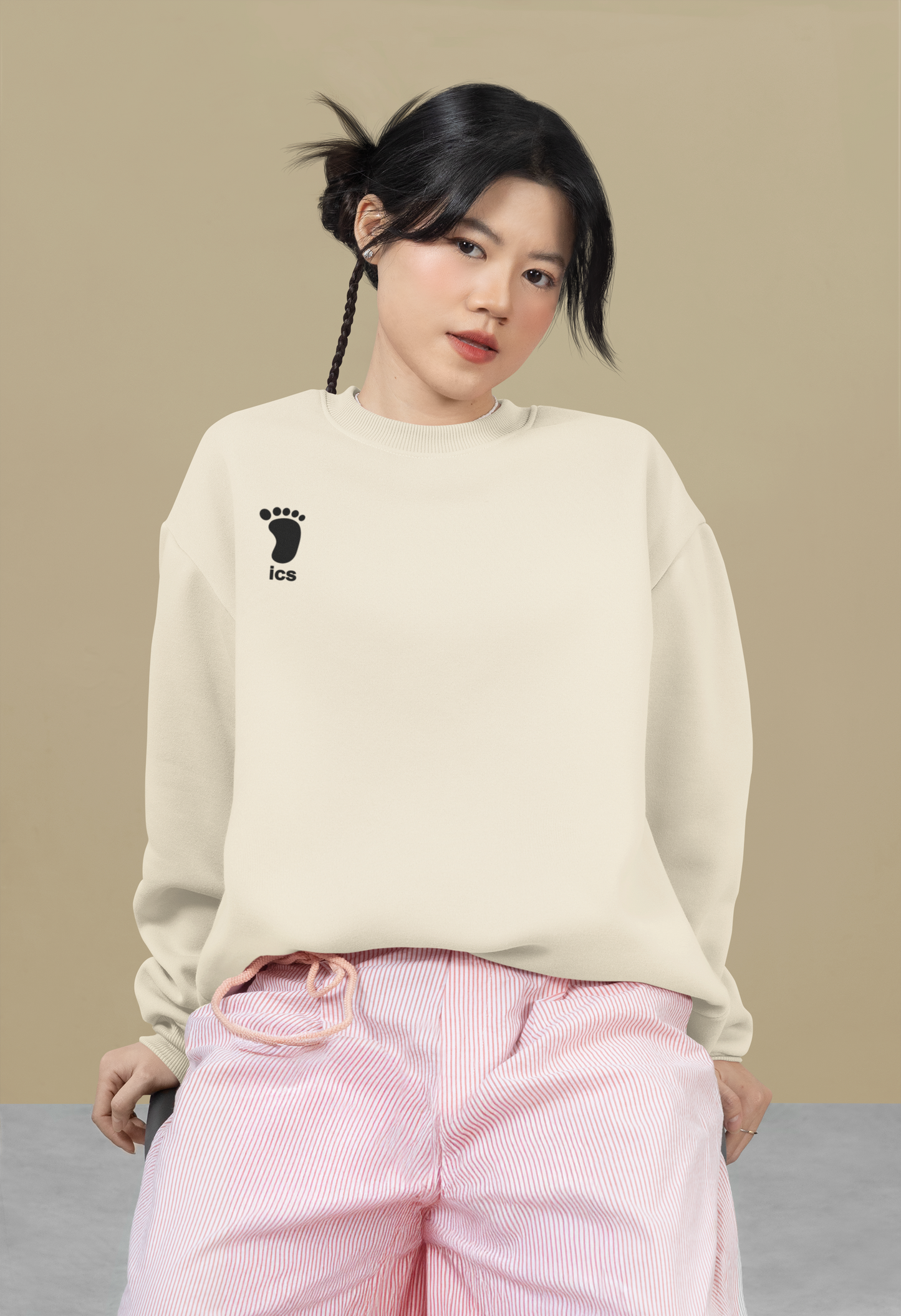 Foot ICS (Black Print) Crewneck